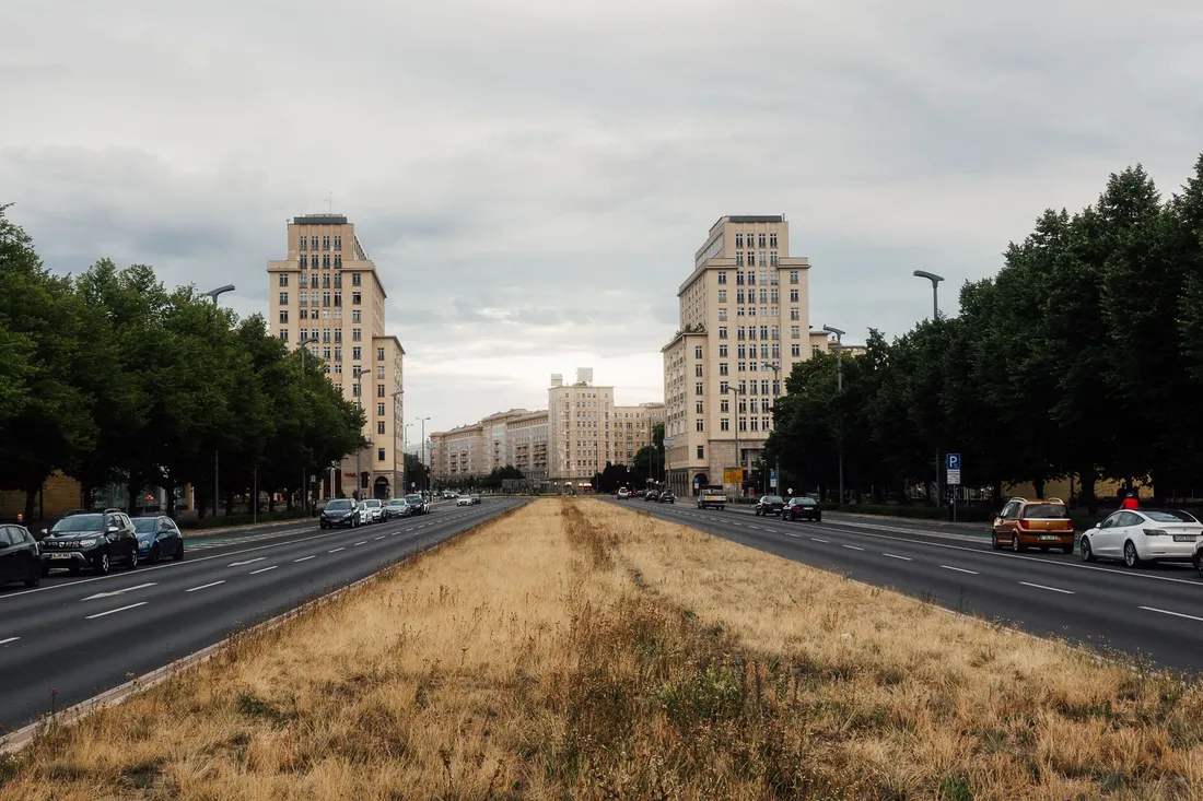 Straßenzug in Berlin-Charlottenburg
