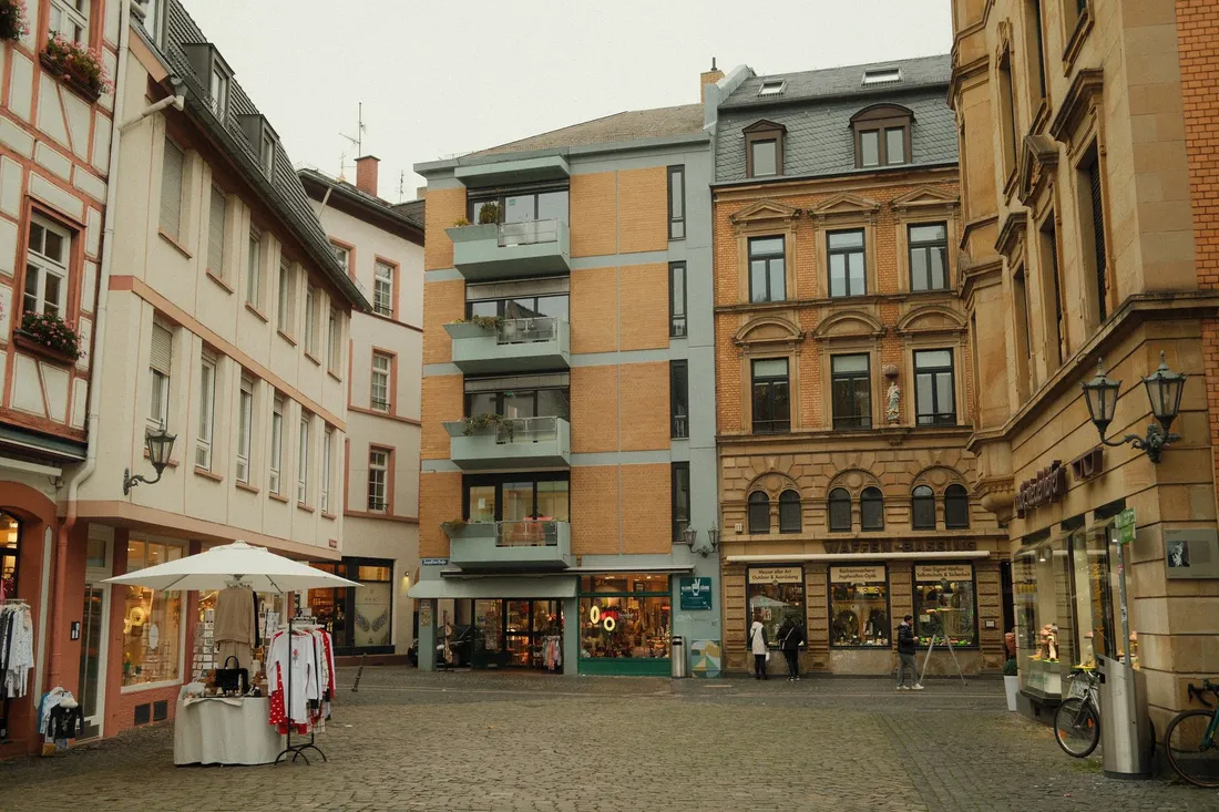 Straßenzug in Berlin-Neukölln