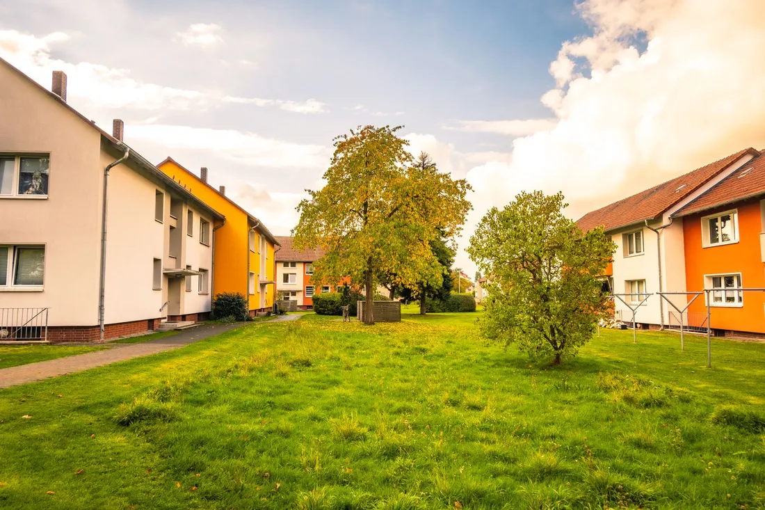 Straßenzug in Berlin-Reinickendorf