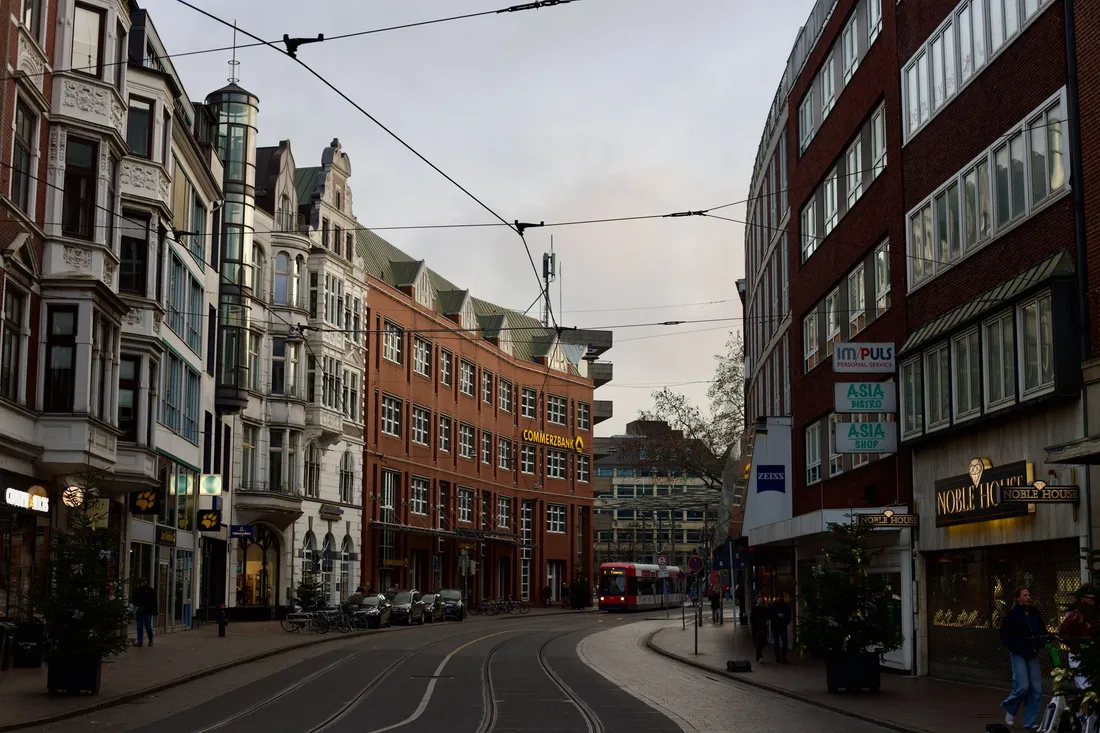 Straßenzug in Berlin-Steglitz