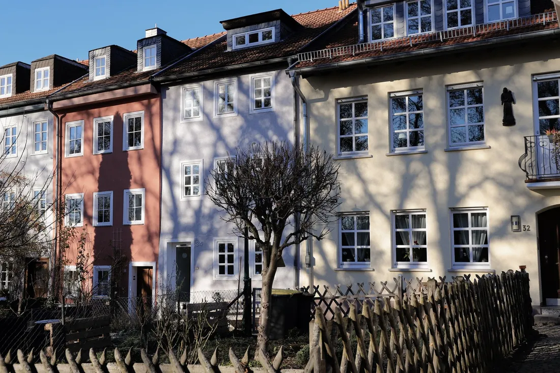 Straßenzug in Berlin-Tempelhof